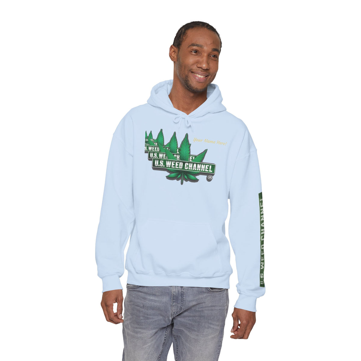 U.S. Weed Channel Hoodie — Repeater Logo Pullover