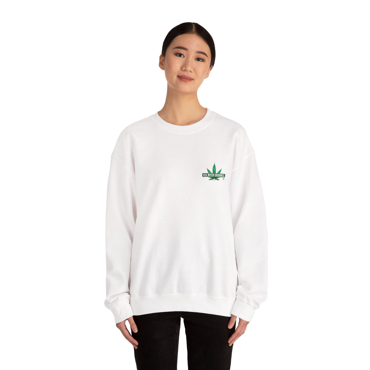 U.S. WEED CHANNEL Basics - Crewneck Everyone Sweatshirt