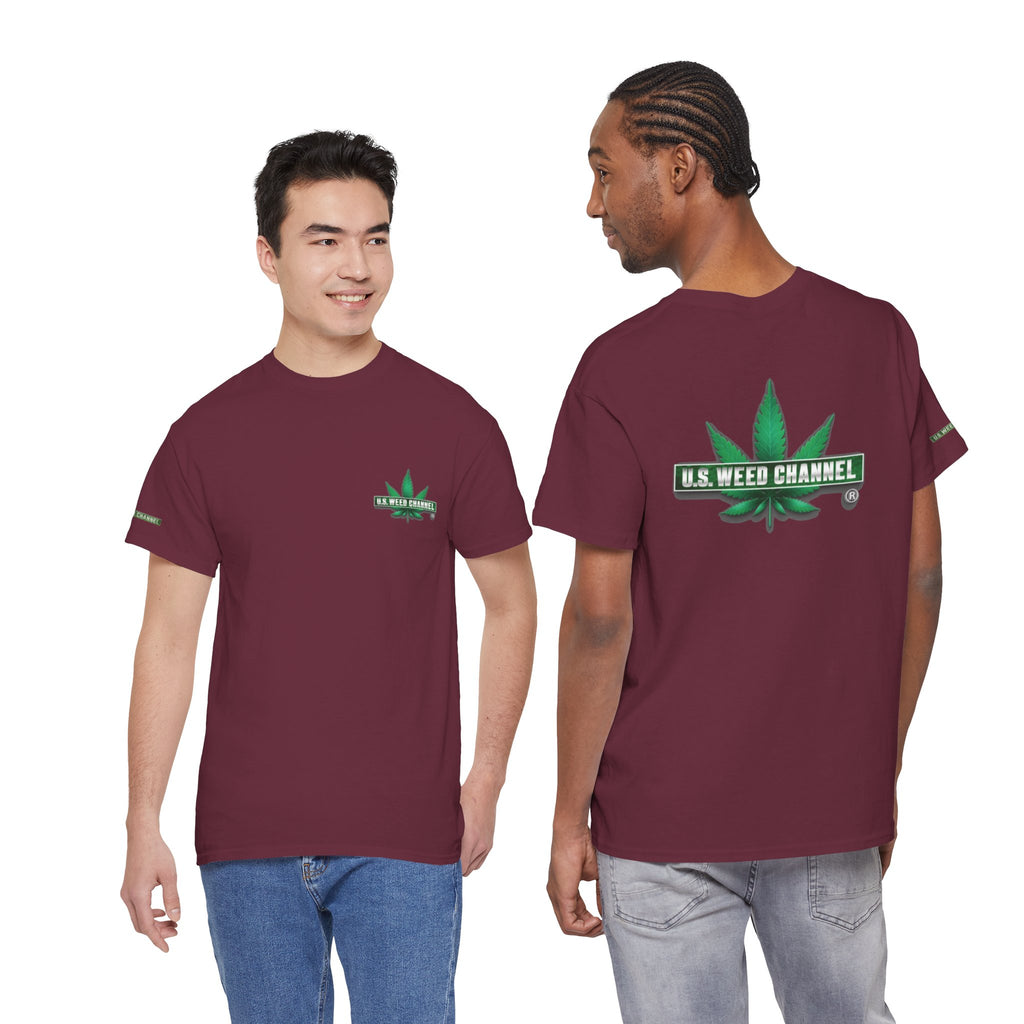 U.S. WEED CHANNEL 'Basics' T-Shirt – USWC Logo Tee