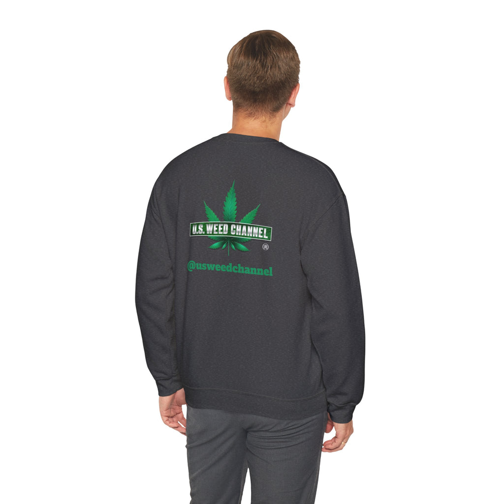 U.S. WEED CHANNEL Basics - Crewneck Everyone Sweatshirt