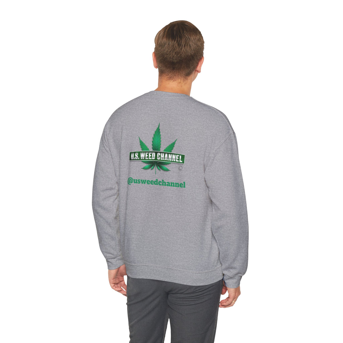 U.S. WEED CHANNEL Basics - Crewneck Everyone Sweatshirt