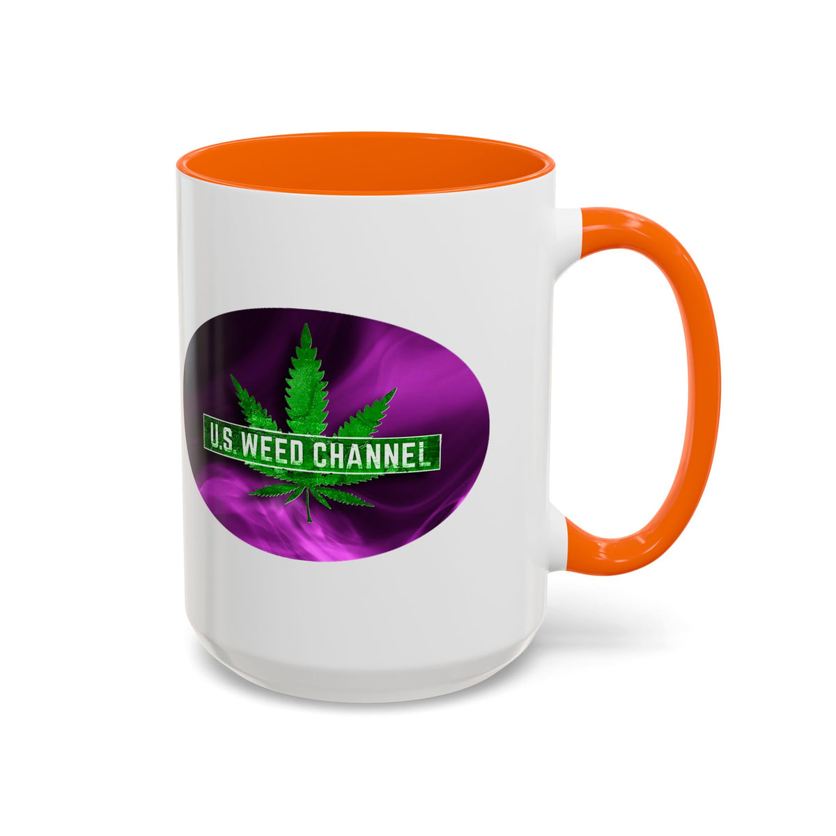 PERSONALIZED! Wake And Bake Coffee Mug with U.S. WEED CHANNEL Original Logo! - 11/15oz