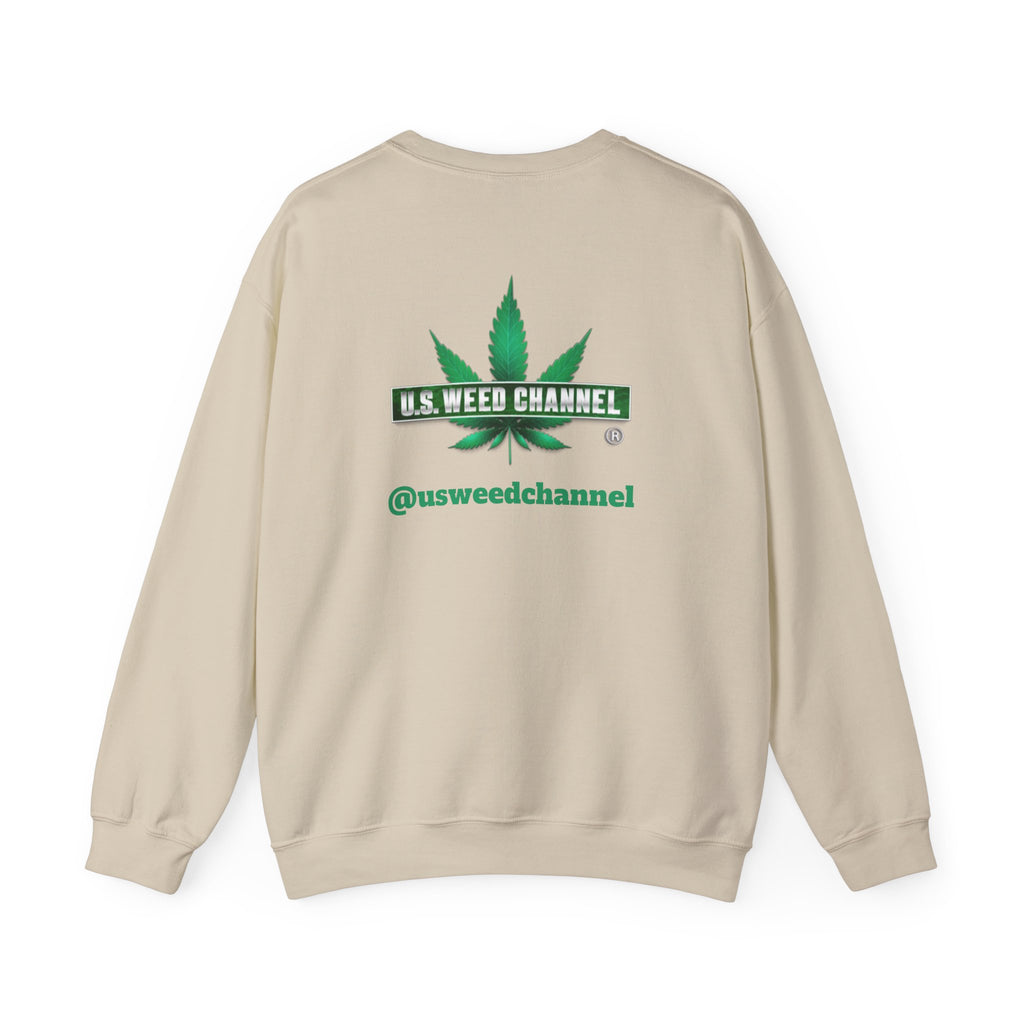U.S. WEED CHANNEL Basics - Crewneck Everyone Sweatshirt
