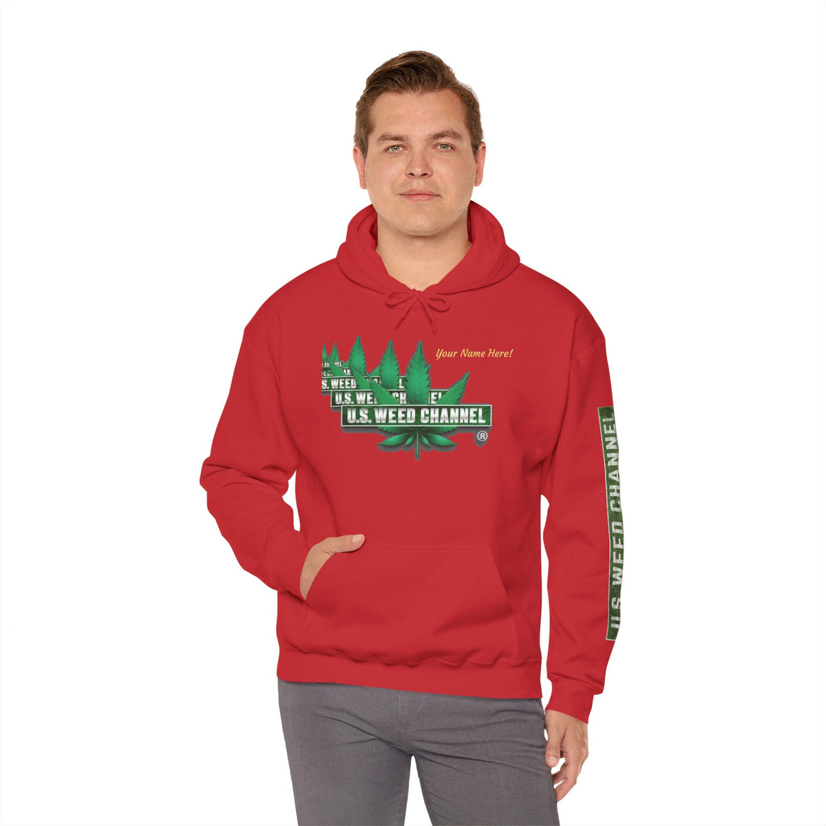 U.S. Weed Channel Hoodie — Repeater Logo Pullover