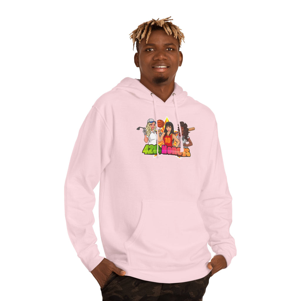 420 Honeys Women’s Cropped Hooded Sweatshirt