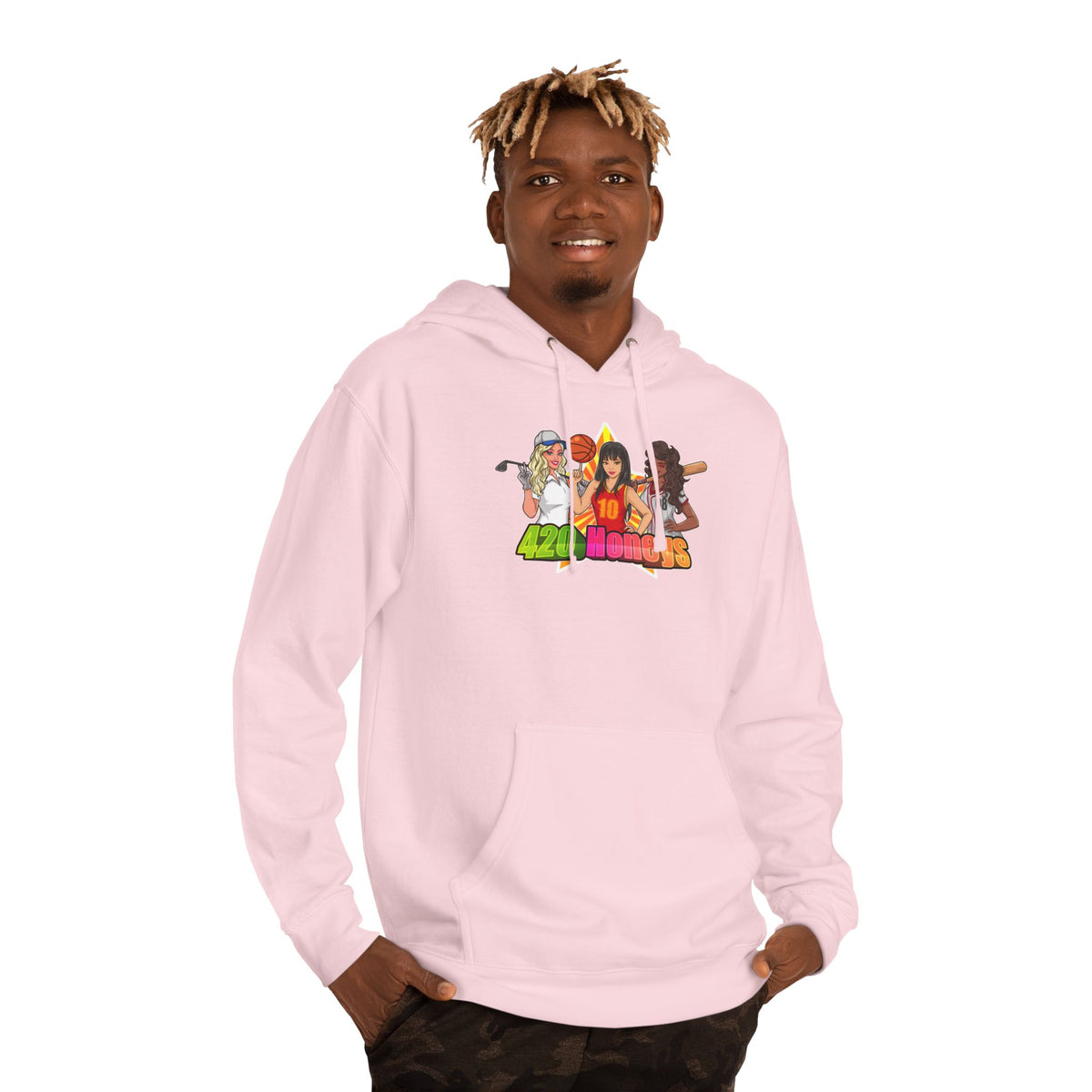 420 Honeys Women’s Cropped Hooded Sweatshirt