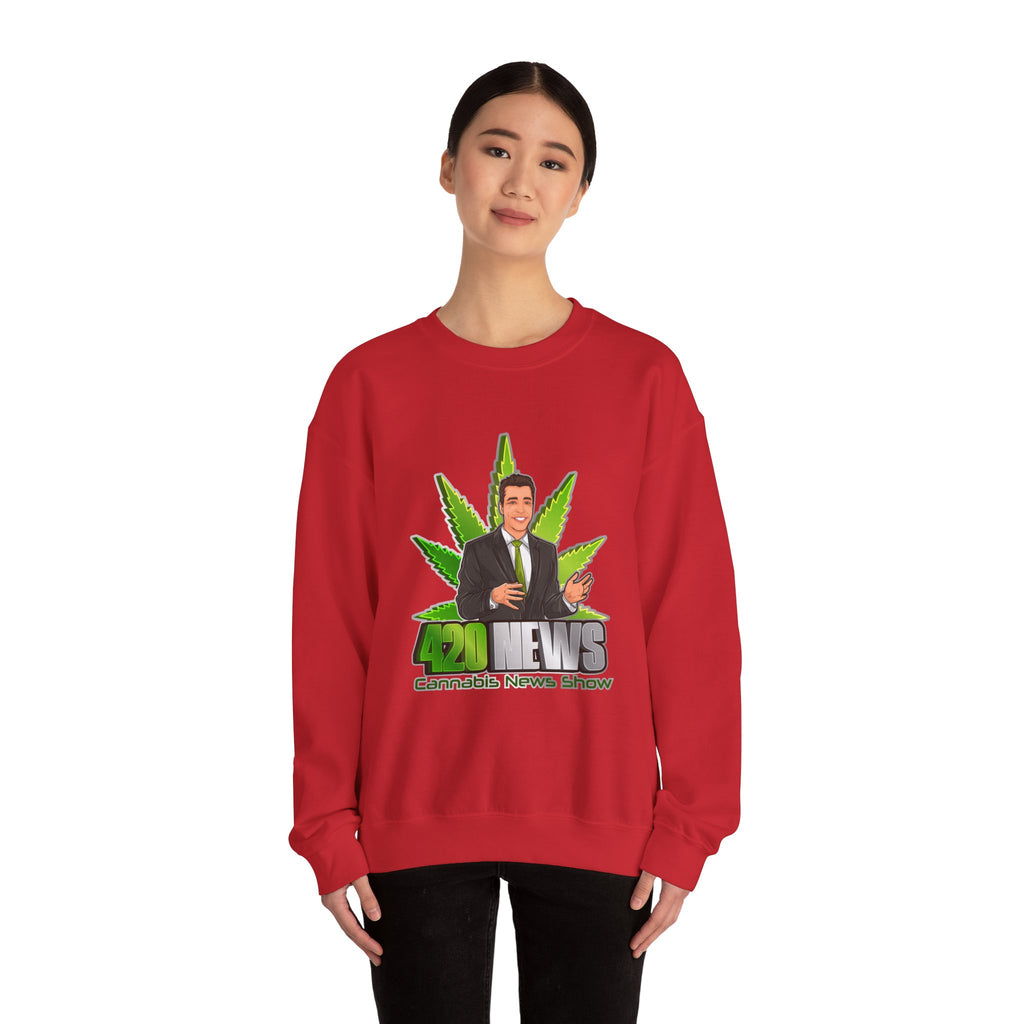 Unisex Heavy Blend™ 420 News Crewneck Sweatshirt
