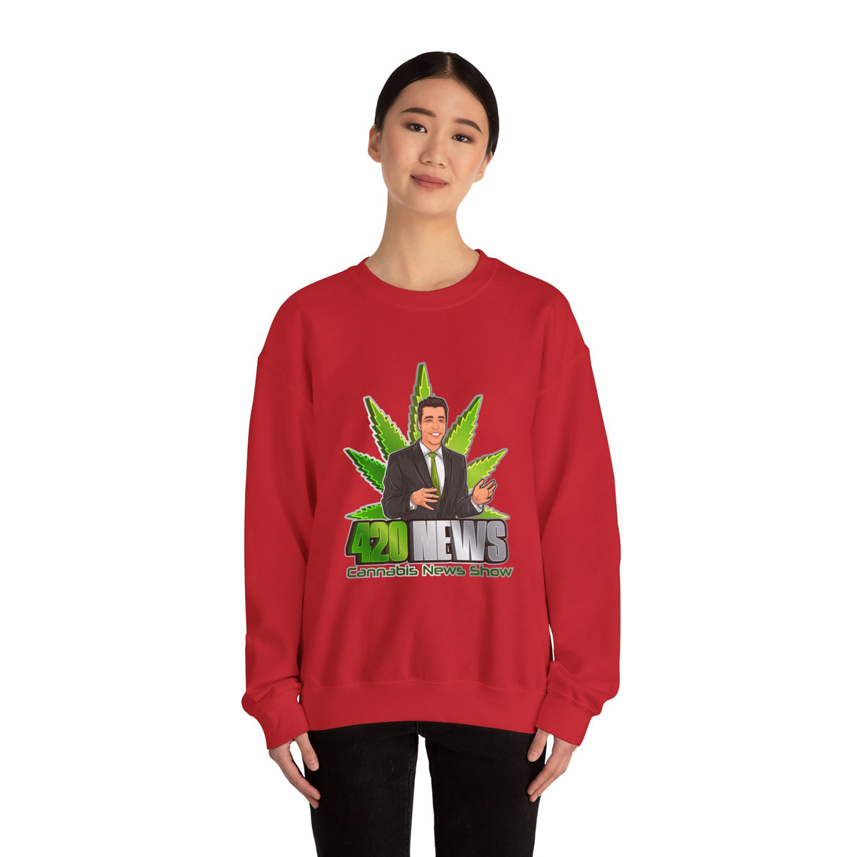 Unisex Heavy Blend™ 420 News Crewneck Sweatshirt