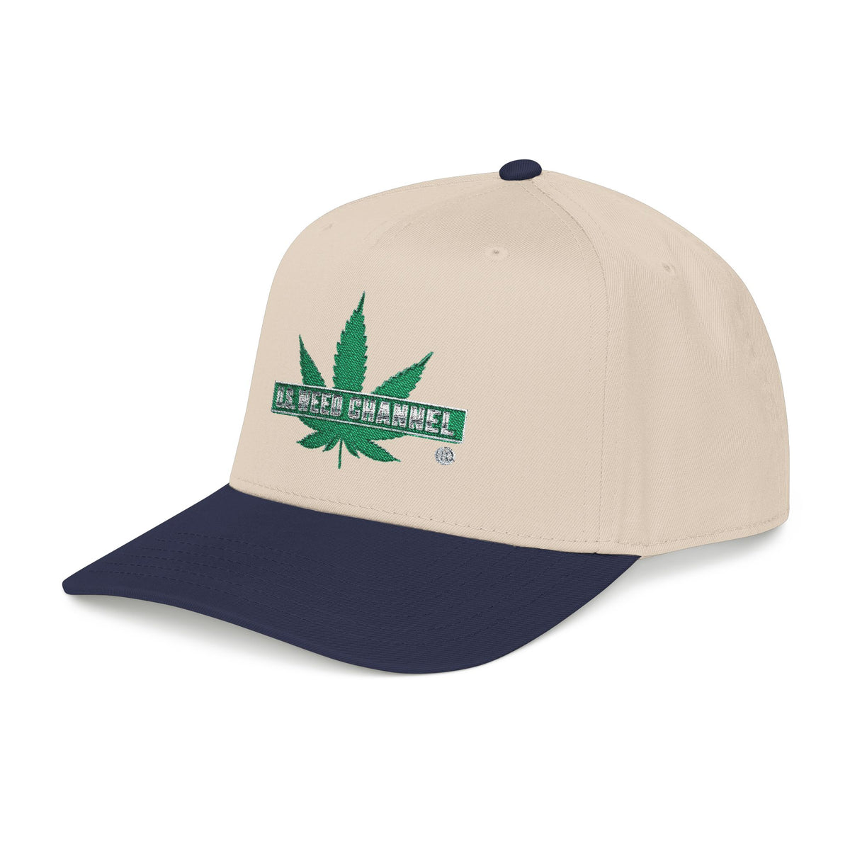 The 'Pass That Time' Mid Profile Baseball Cap by U.S. WEED CHANNEL