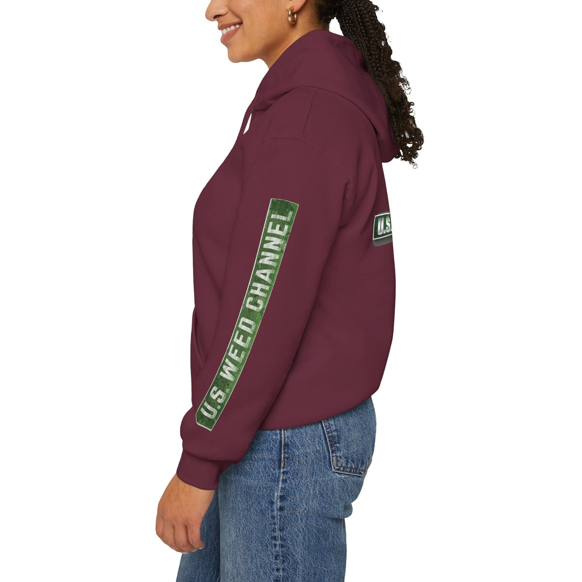U.S. Weed Channel Hoodie — Repeater Logo Pullover