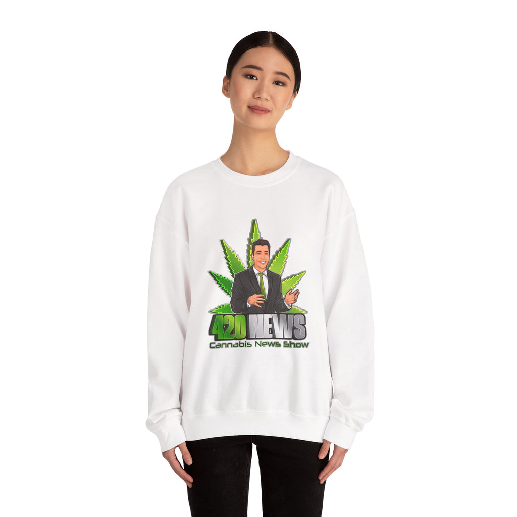 Unisex Heavy Blend™ 420 News Crewneck Sweatshirt