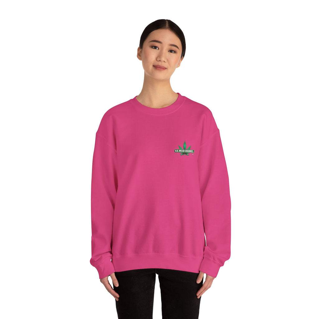 U.S. WEED CHANNEL Basics - Crewneck Everyone Sweatshirt