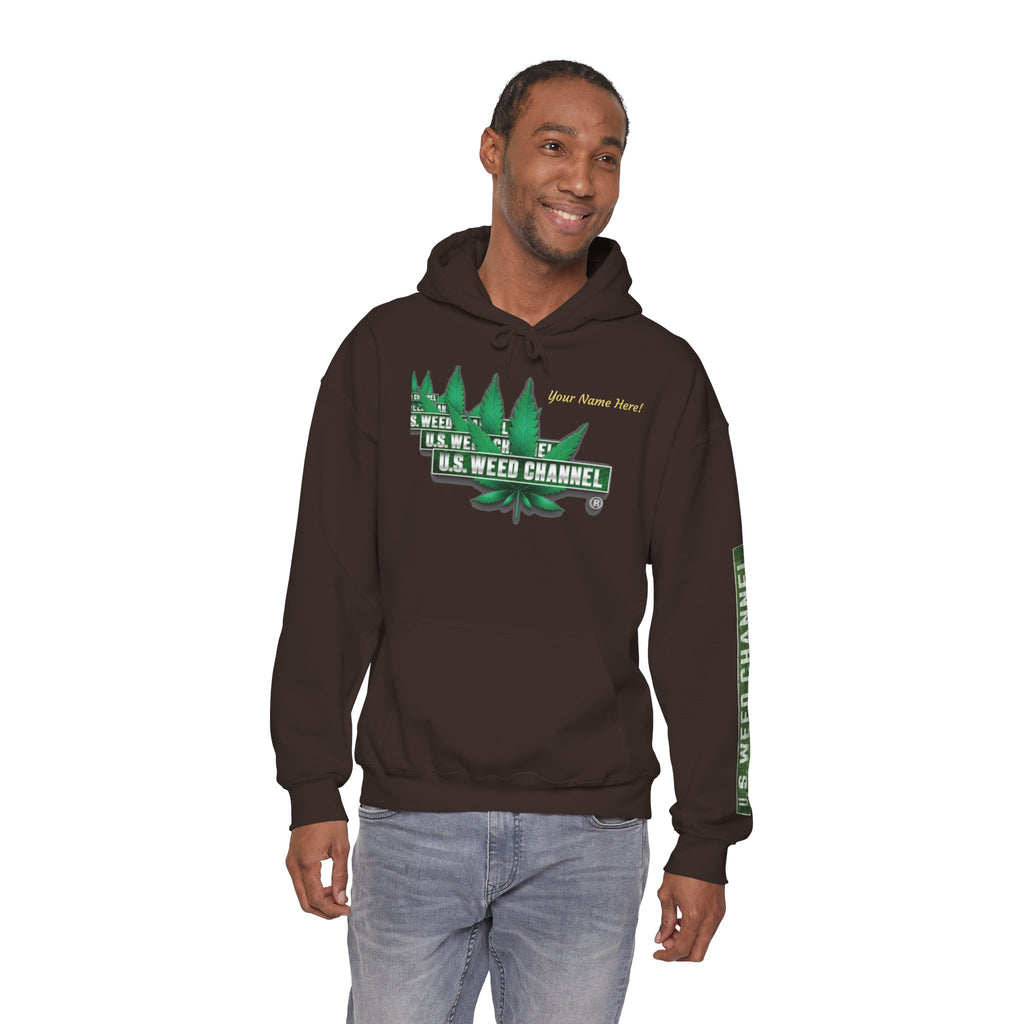 U.S. Weed Channel Hoodie — Repeater Logo Pullover