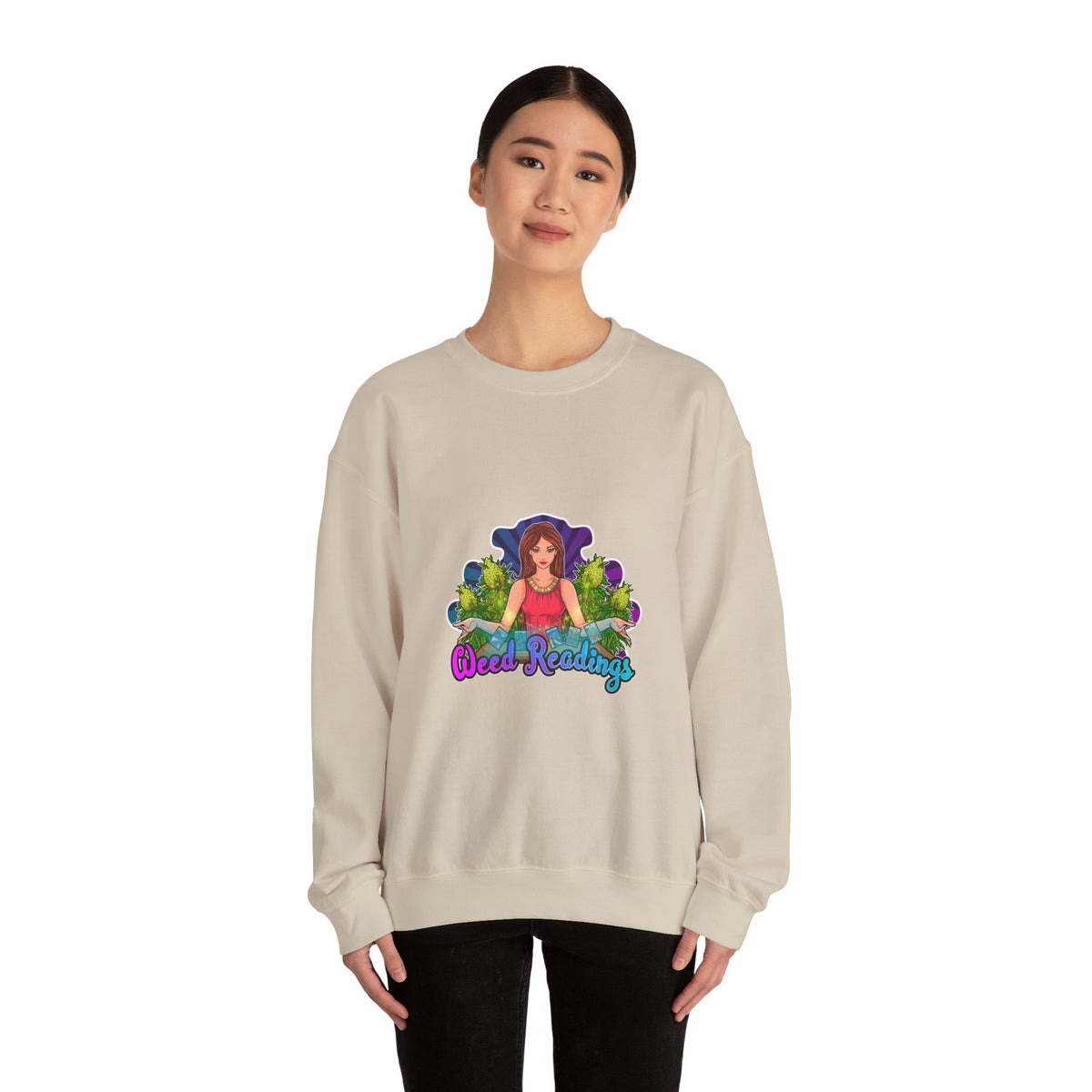 Unisex Heavy Blend™ Weed Readings Crewneck Sweatshirt