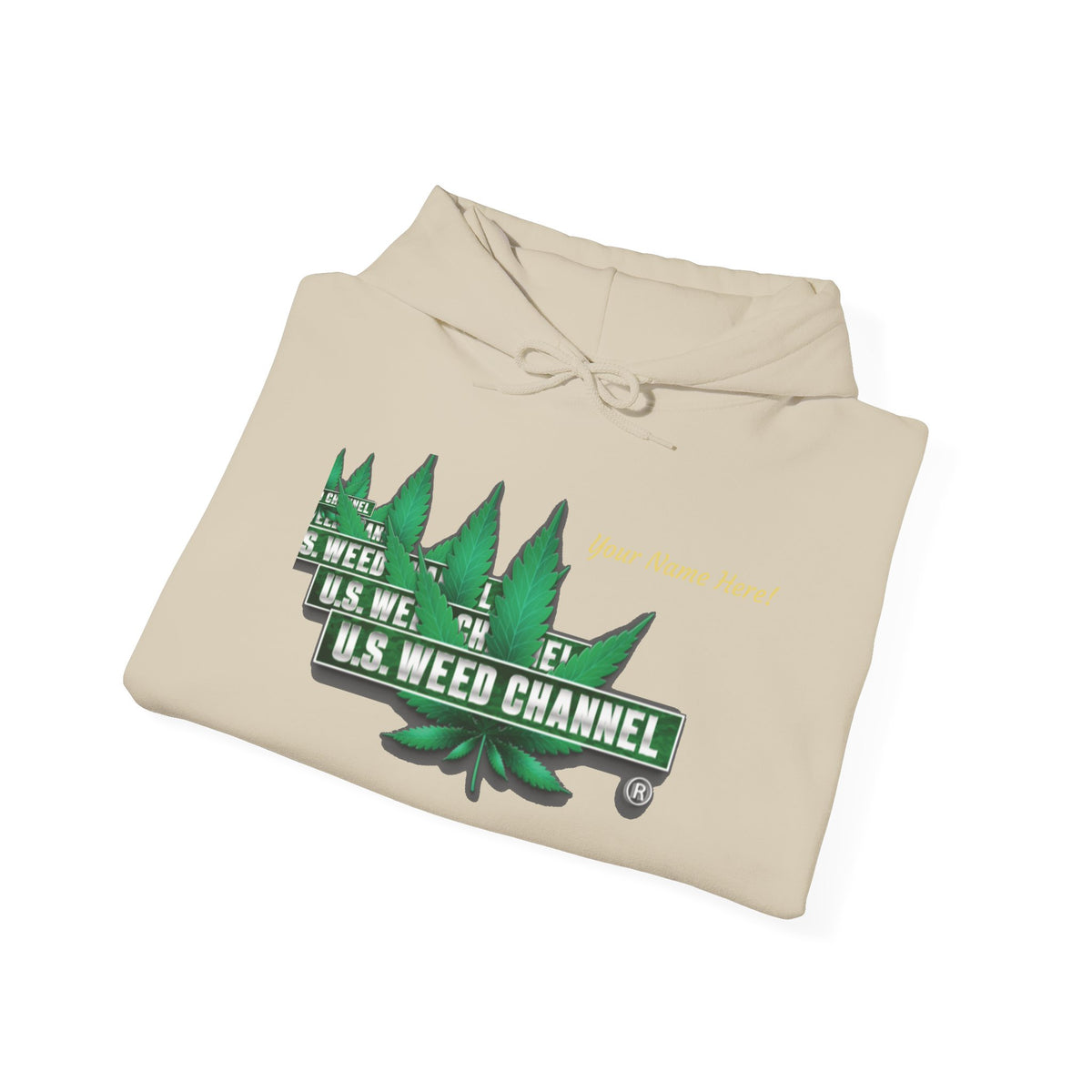 U.S. Weed Channel Hoodie — Repeater Logo Pullover