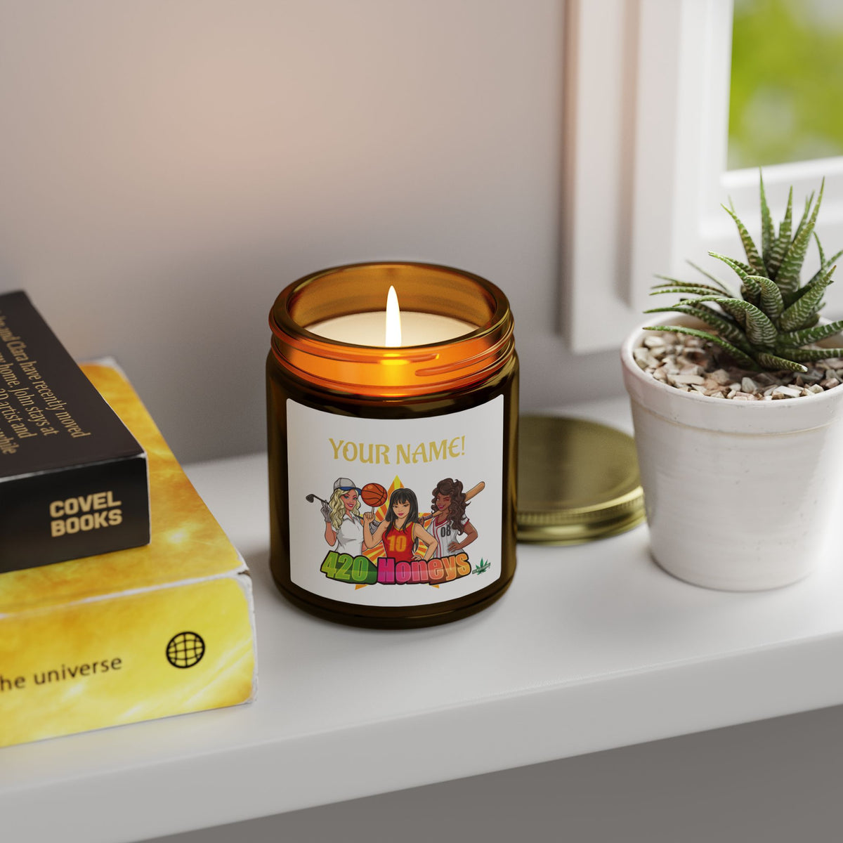 PERSONALIZED! 420 Honeys - Girl-Power-Safety-Meeting-Deluxe - Scented Candles