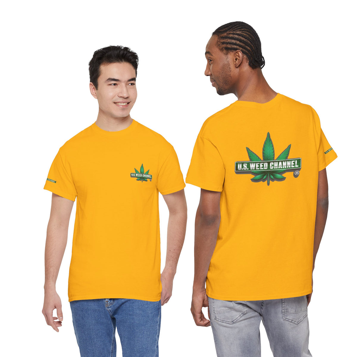 U.S. WEED CHANNEL 'Basics' T-Shirt – USWC Logo Tee