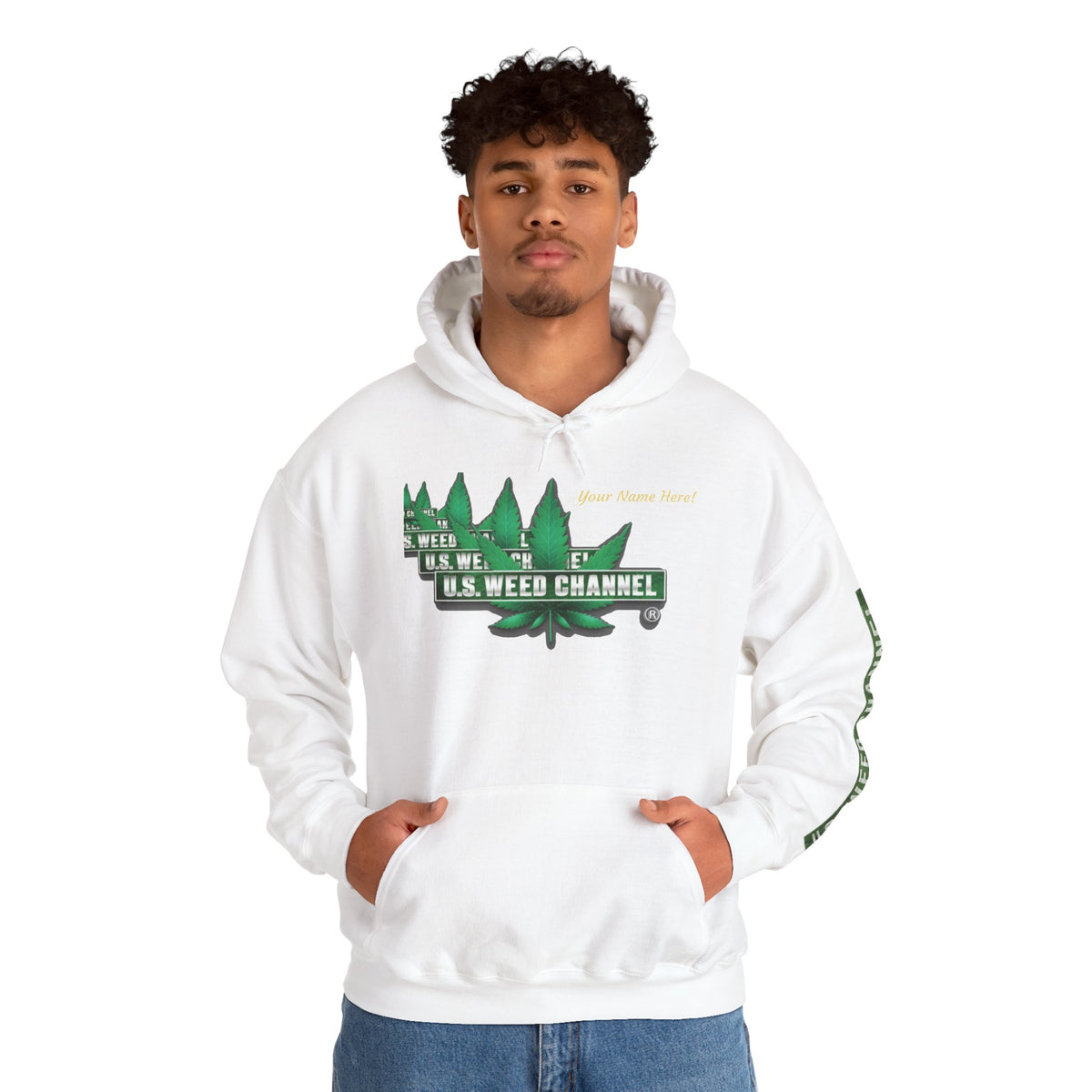 U.S. Weed Channel Hoodie — Repeater Logo Pullover