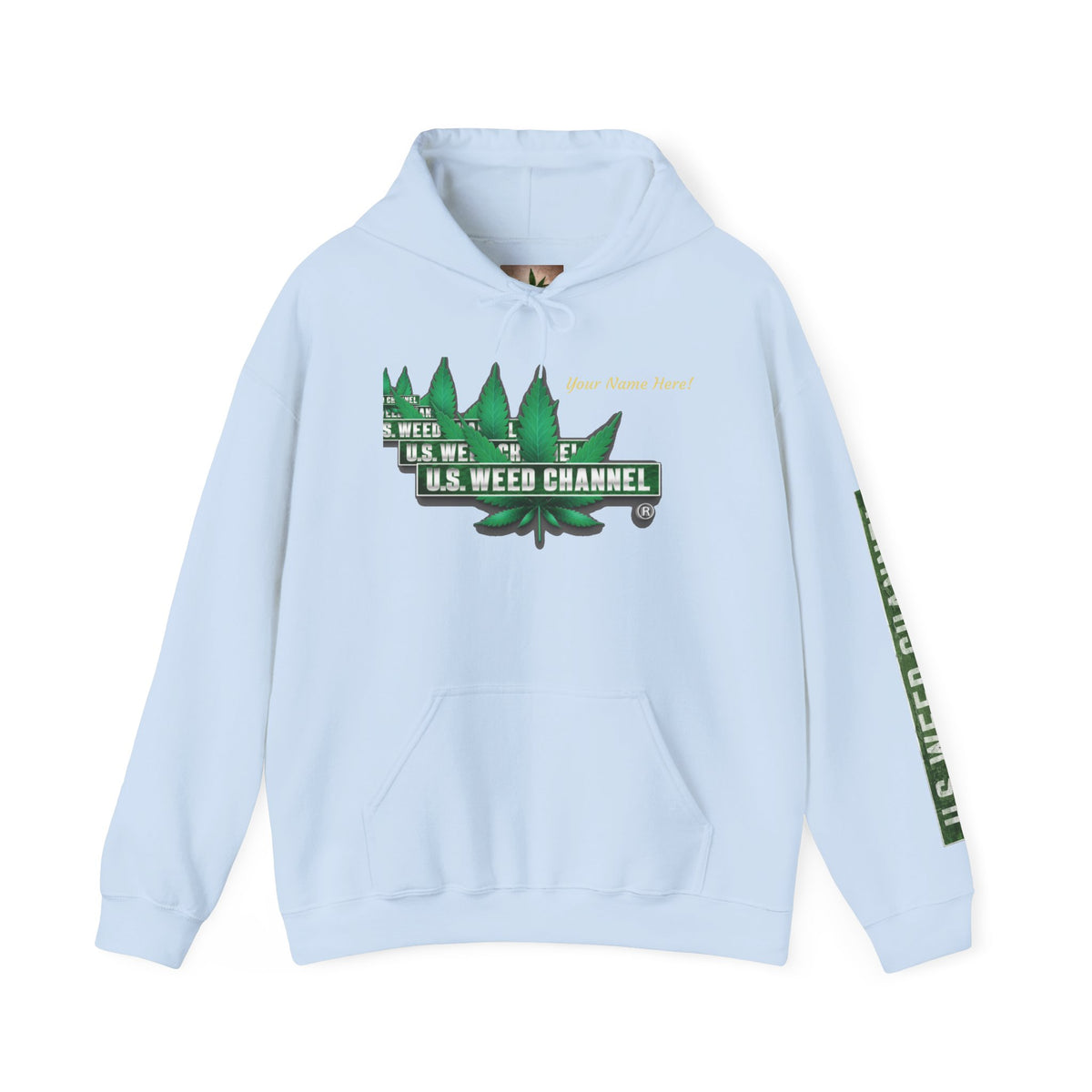 U.S. Weed Channel Hoodie — Repeater Logo Pullover