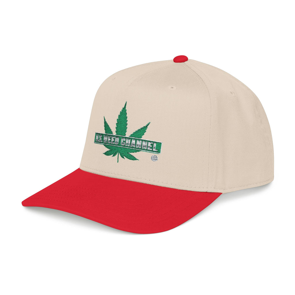 The 'Pass That Time' Mid Profile Baseball Cap by U.S. WEED CHANNEL