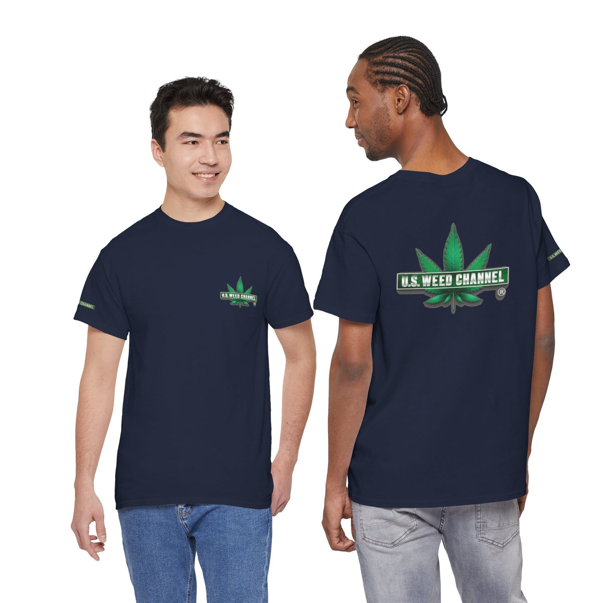 U.S. WEED CHANNEL 'Basics' T-Shirt – USWC Logo Tee