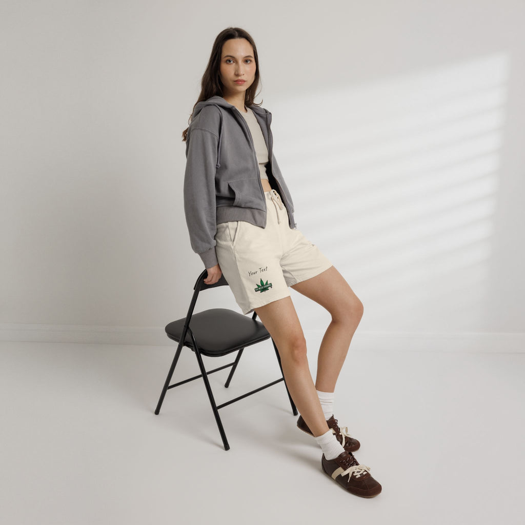 PERSONALIZED! Chillaxin' Fleece Sweat Shorts — U.S. WEED CHANNEL Branded
