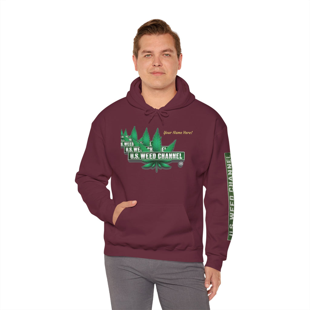 U.S. Weed Channel Hoodie — Repeater Logo Pullover