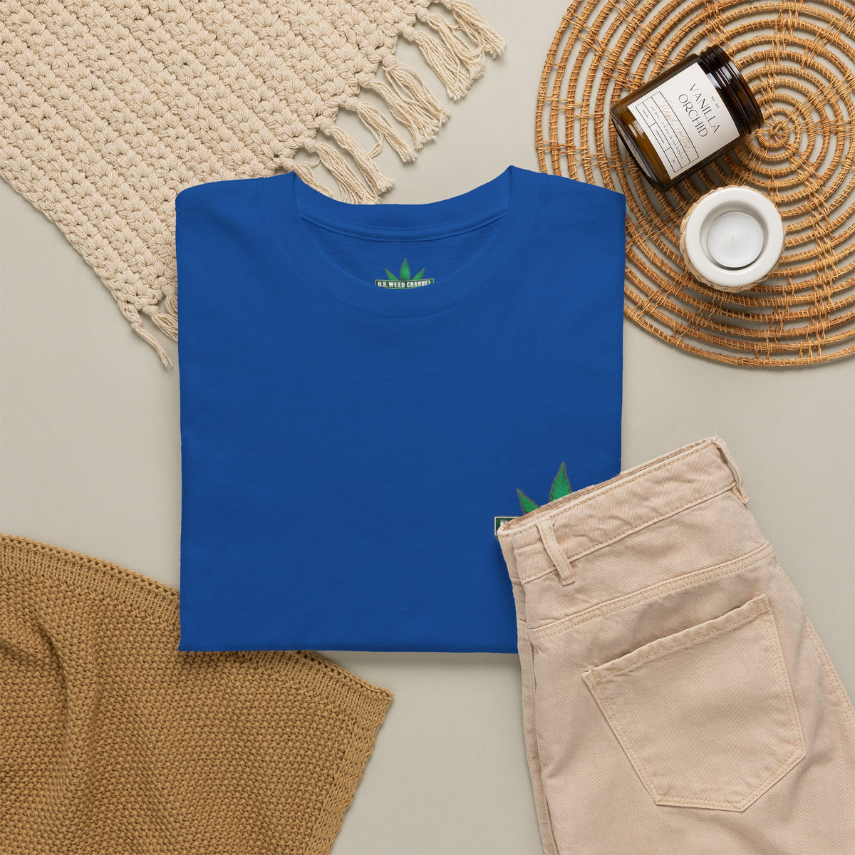 U.S. WEED CHANNEL 'Basics' T-Shirt – USWC Logo Tee