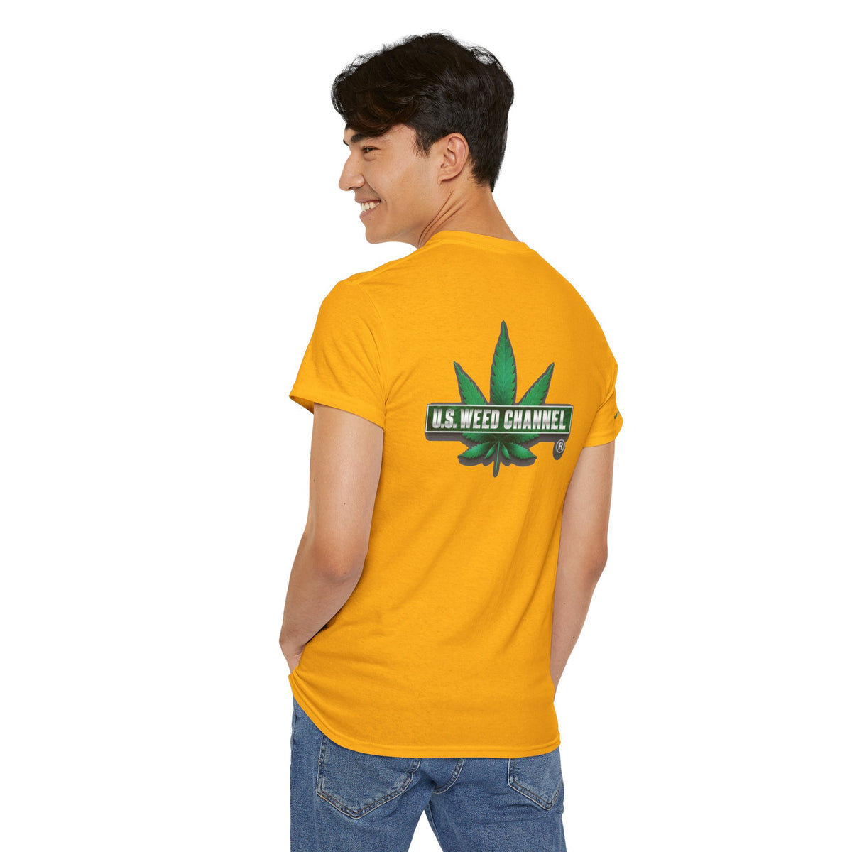 U.S. WEED CHANNEL 'Basics' T-Shirt – USWC Logo Tee