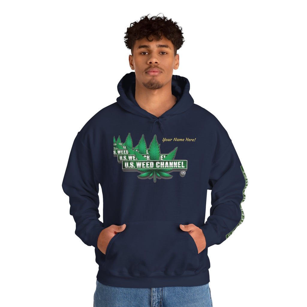 U.S. Weed Channel Hoodie — Repeater Logo Pullover