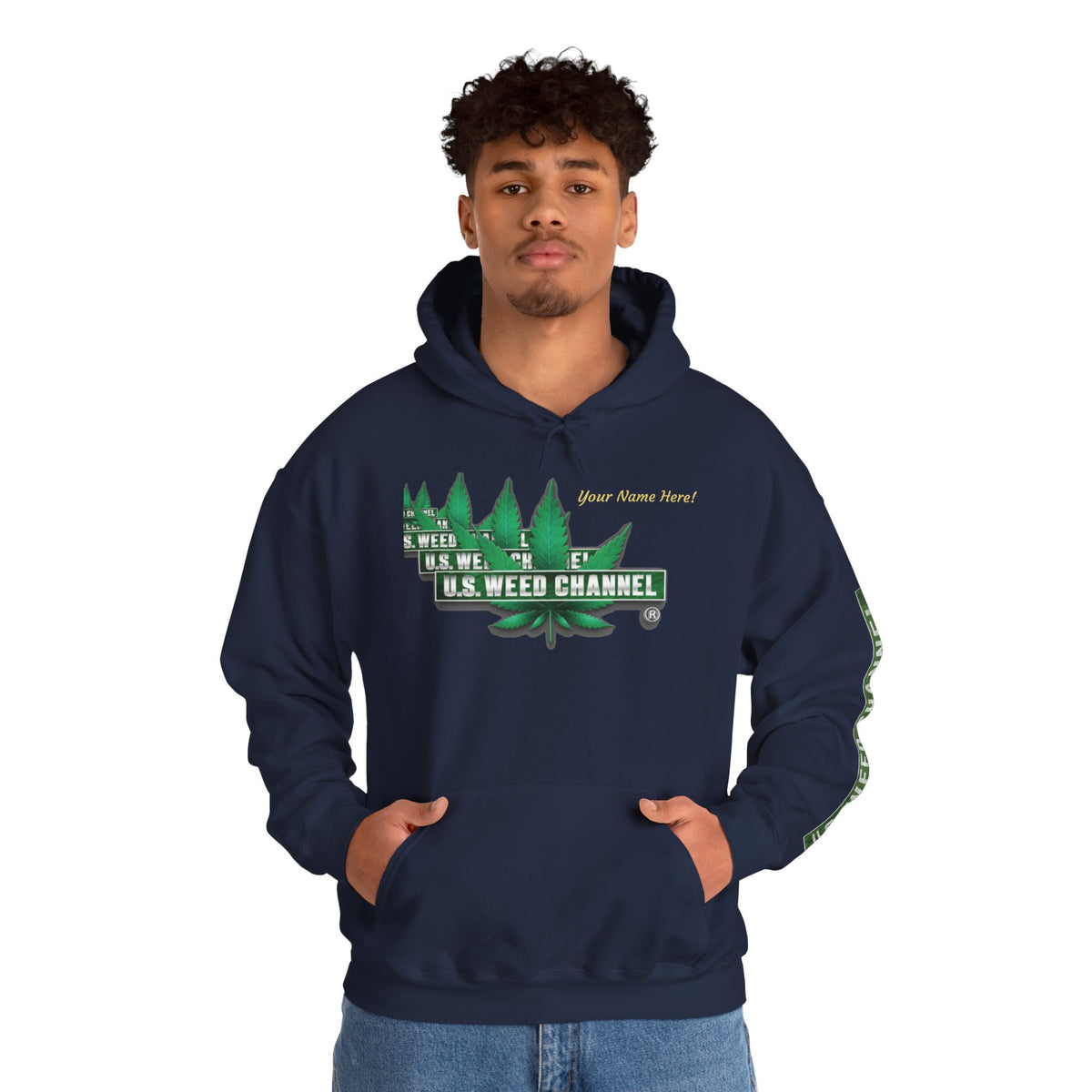 U.S. Weed Channel Hoodie — Repeater Logo Pullover