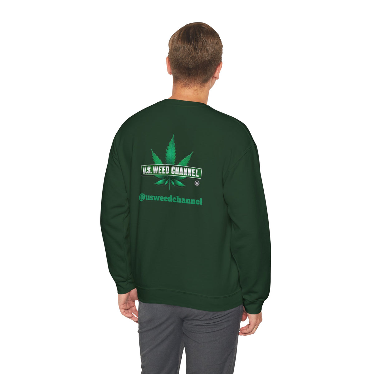 U.S. WEED CHANNEL Basics - Crewneck Everyone Sweatshirt