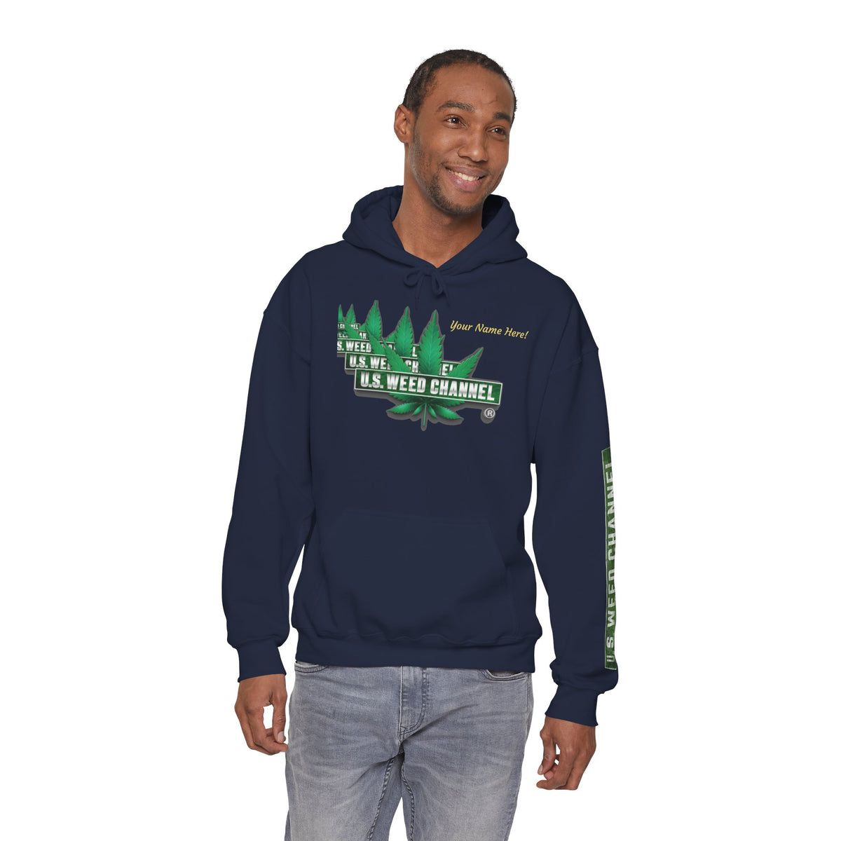 U.S. Weed Channel Hoodie — Repeater Logo Pullover