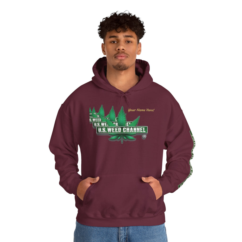 U.S. Weed Channel Hoodie — Repeater Logo Pullover