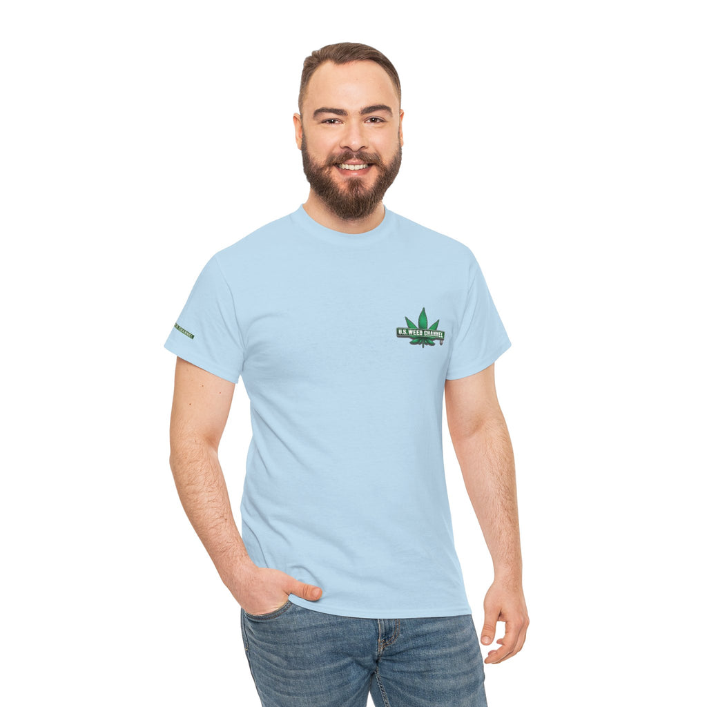 U.S. WEED CHANNEL 'Basics' T-Shirt – USWC Logo Tee