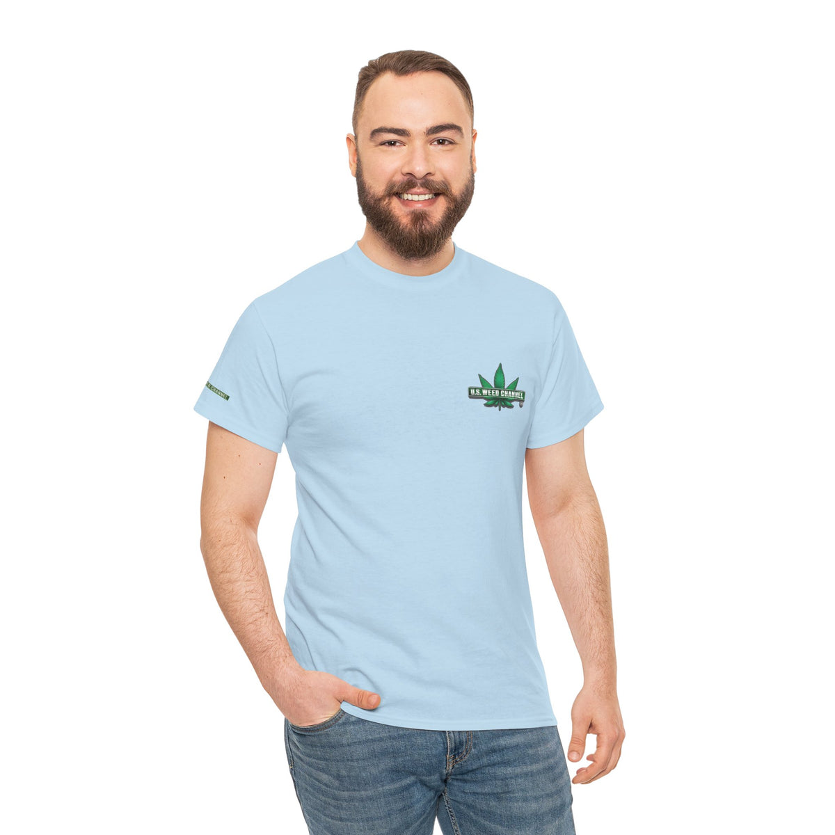 U.S. WEED CHANNEL 'Basics' T-Shirt – USWC Logo Tee