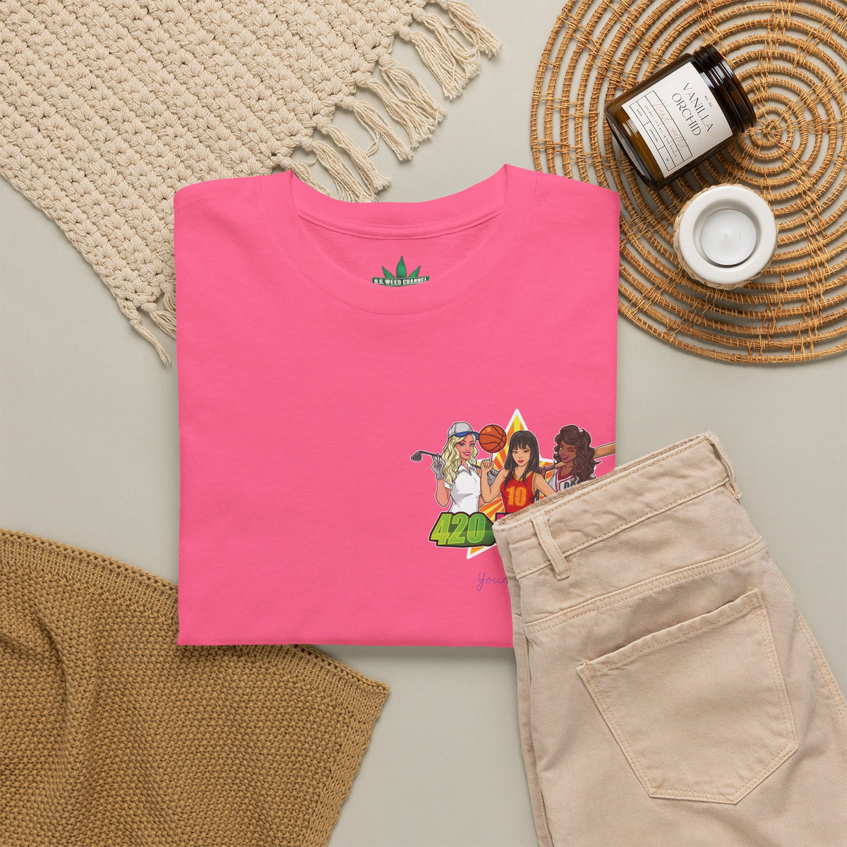 420 Honeys 'Basics' T-Shirt – USWC Logo Tee