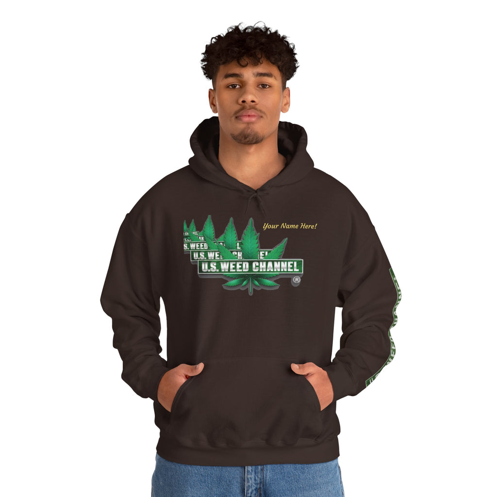 U.S. Weed Channel Hoodie — Repeater Logo Pullover