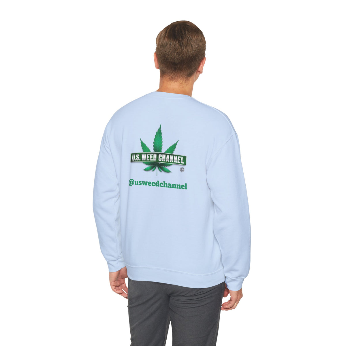 U.S. WEED CHANNEL Basics - Crewneck Everyone Sweatshirt