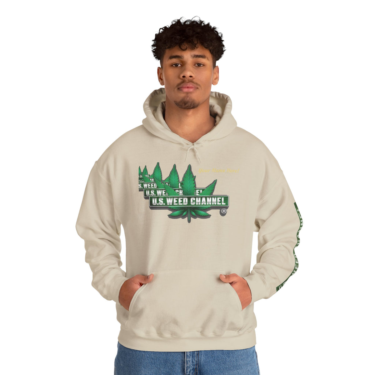 U.S. Weed Channel Hoodie — Repeater Logo Pullover
