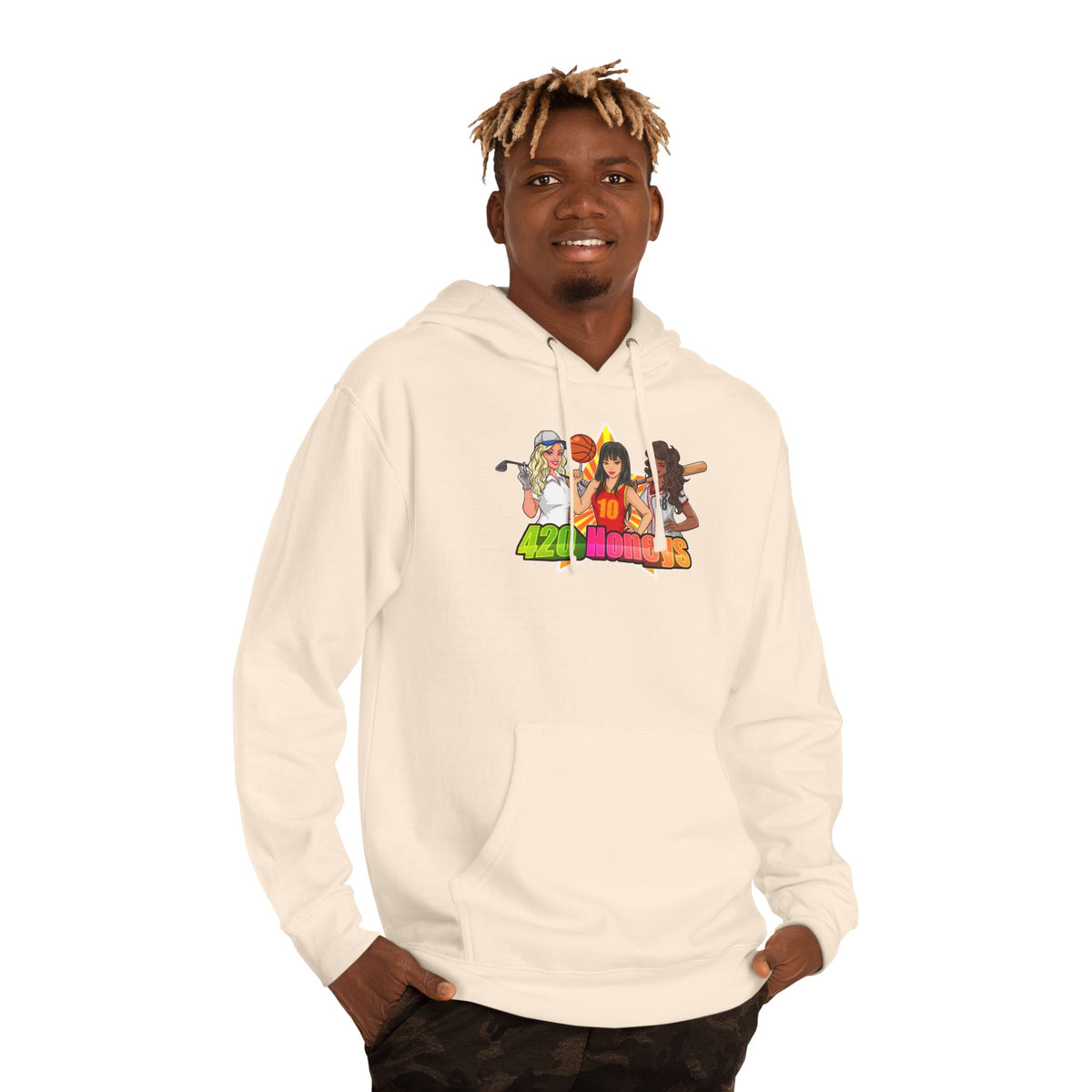 420 Honeys Women’s Cropped Hooded Sweatshirt