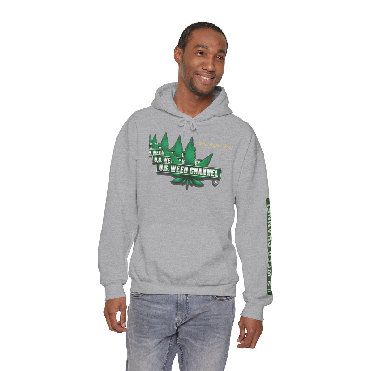 U.S. Weed Channel Hoodie — Repeater Logo Pullover