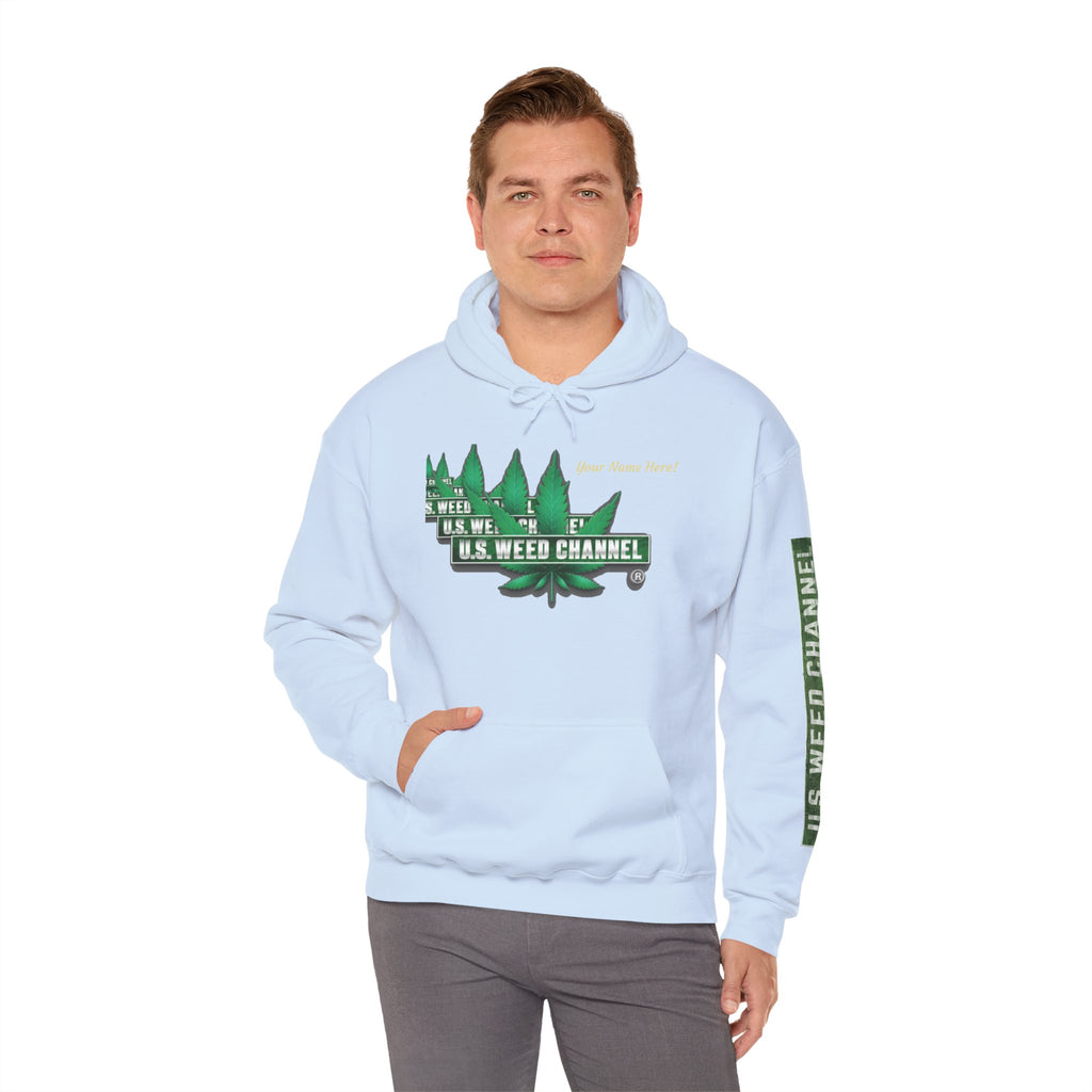 U.S. Weed Channel Hoodie — Repeater Logo Pullover
