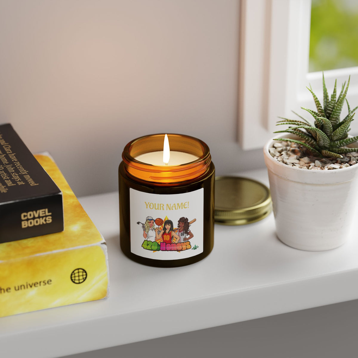 PERSONALIZED! 420 Honeys - Girl-Power-Safety-Meeting-Deluxe - Scented Candles