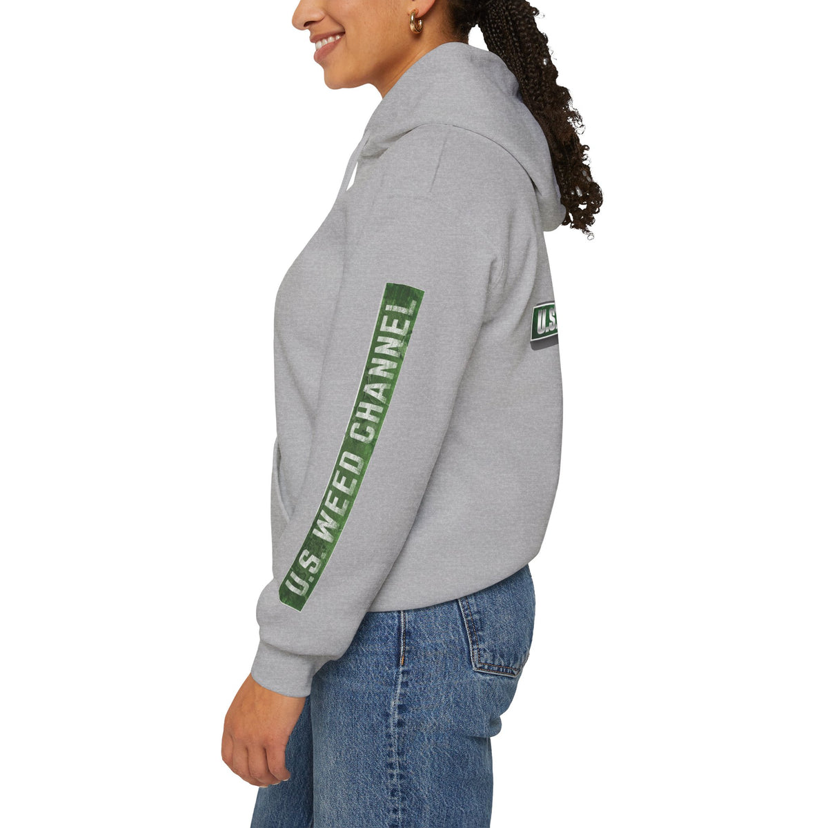 U.S. Weed Channel Hoodie — Repeater Logo Pullover
