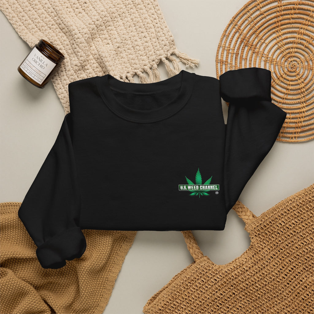 U.S. WEED CHANNEL Basics - Crewneck Everyone Sweatshirt