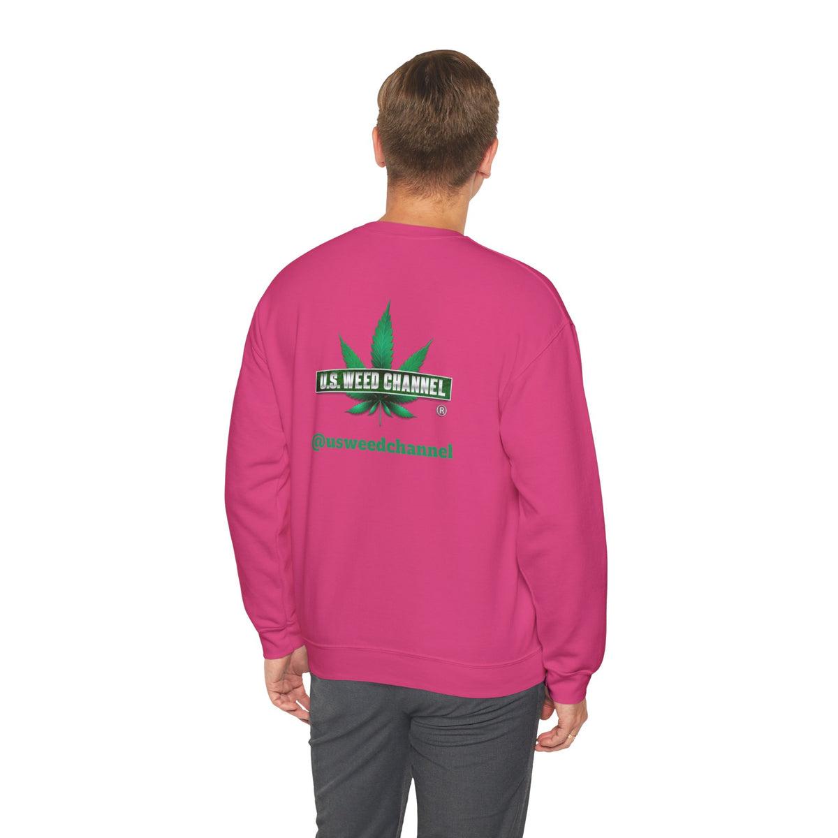 U.S. WEED CHANNEL Basics - Crewneck Everyone Sweatshirt