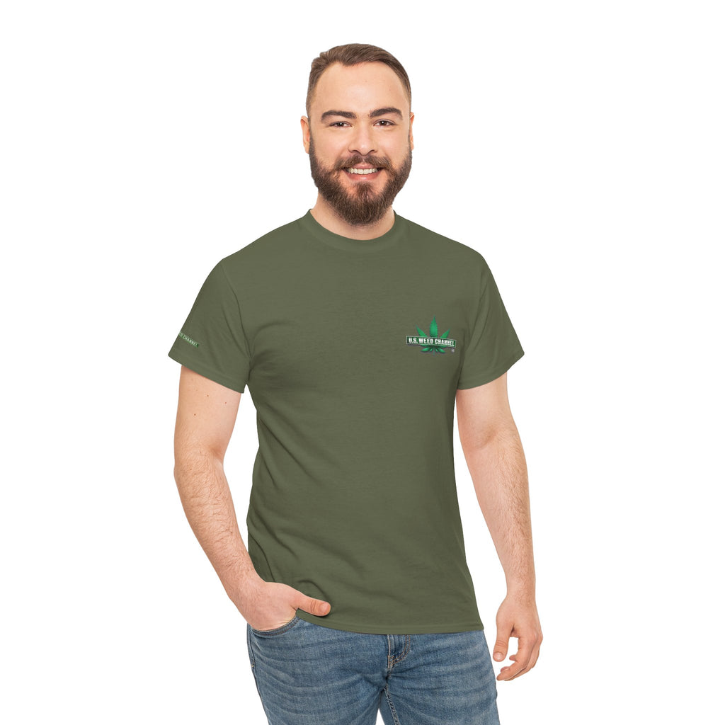 U.S. WEED CHANNEL 'Basics' T-Shirt – USWC Logo Tee
