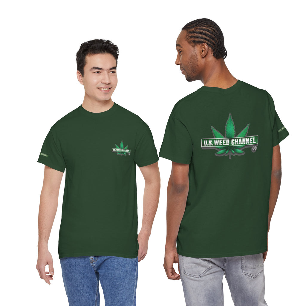 U.S. WEED CHANNEL 'Basics' T-Shirt – USWC Logo Tee