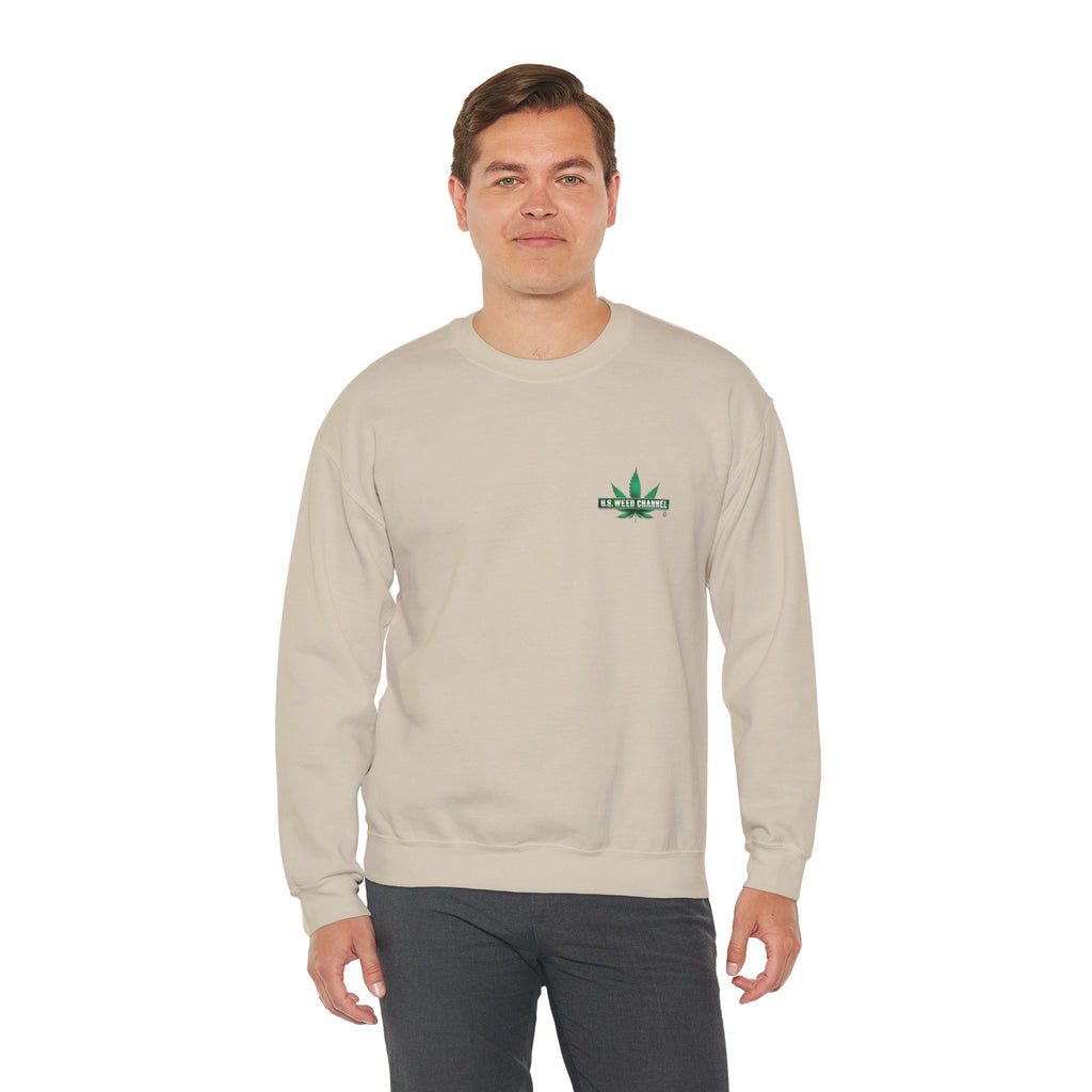 U.S. WEED CHANNEL Basics - Crewneck Everyone Sweatshirt
